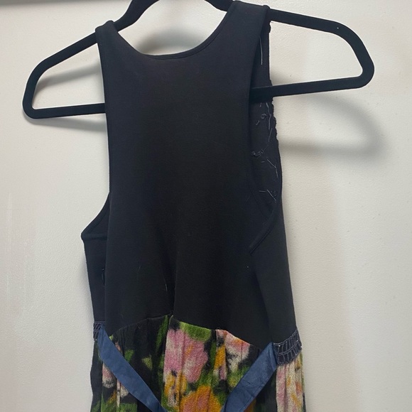 Free People Dreamy Floral Wool Patchwork Dress - Picture 12 of 12